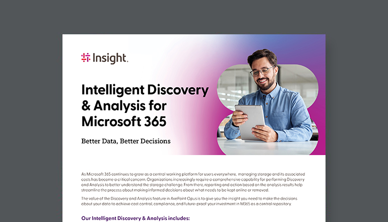 Article Intelligent Discovery Analysis for Microsoft 365 Image